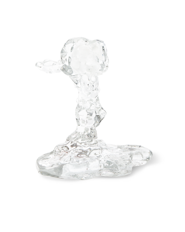 Glass Drip Candle Holder