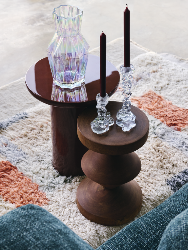 Glass Drip Candle Holder