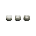 Dim T-Light Smoke Grey Set of Three