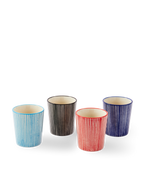 Marine Striped Coffee Cups Set