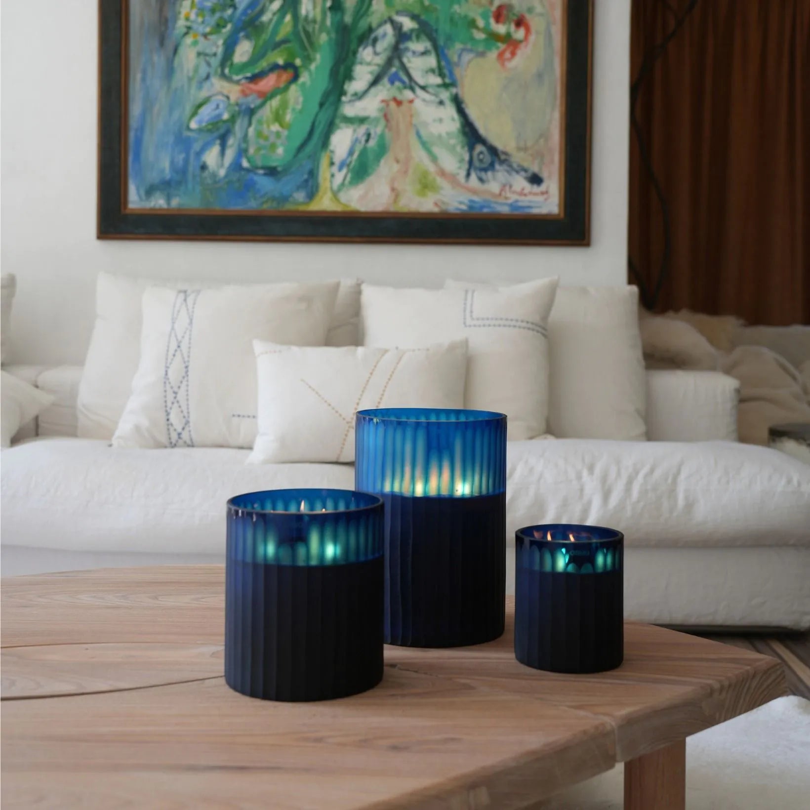 Royal Blue Candle