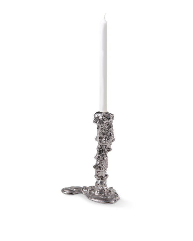 Drip Candle Holder Black Nickel