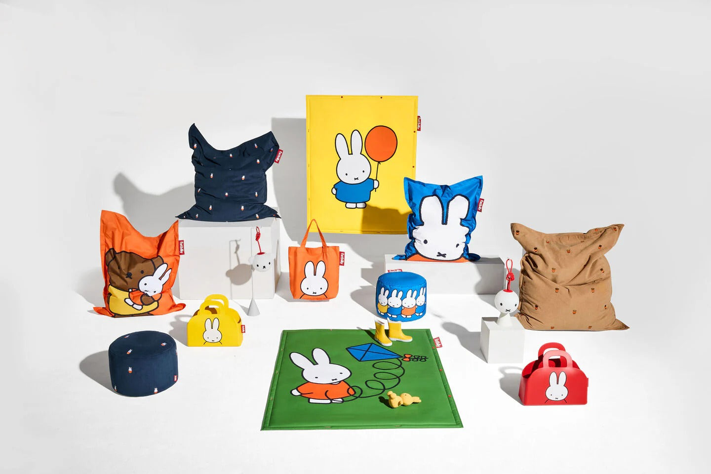 Junior Nylon x Miffy / Orange Boris Beanbag