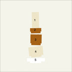 Candle Stack 03 - Beige