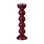 Tall Sage Bobbin Candlestick - 24cm