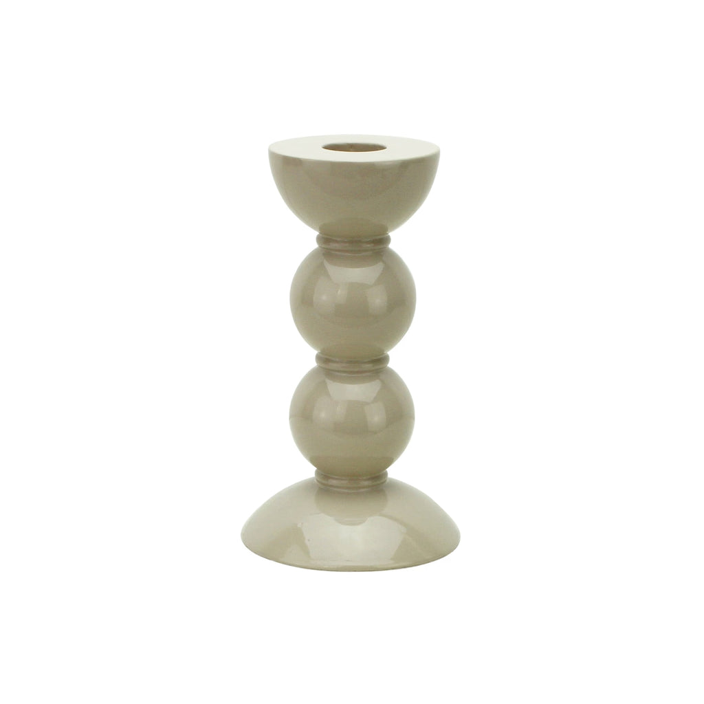Medium Bobbin Candlestick - 14cm