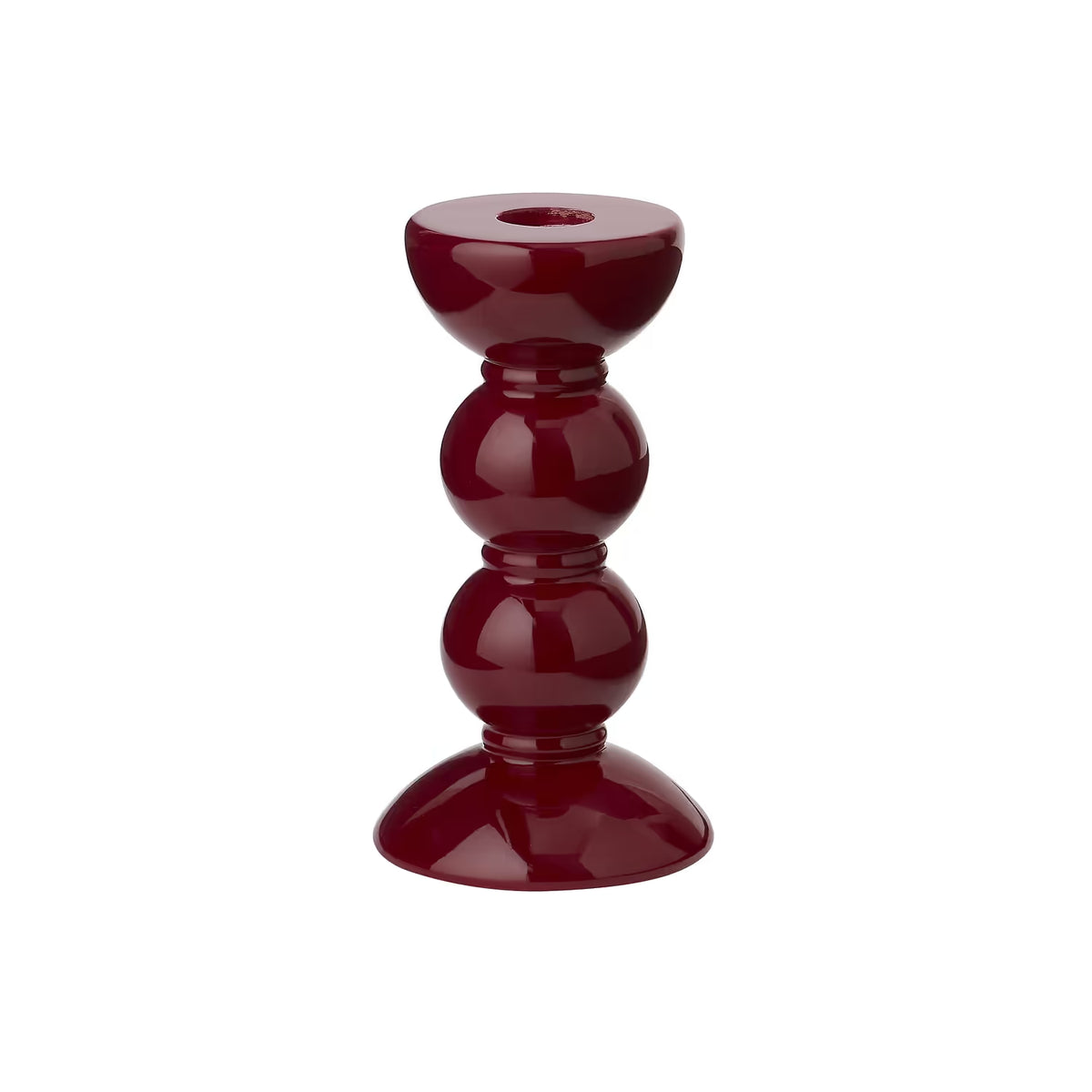 Medium Bobbin Candlestick - 14cm