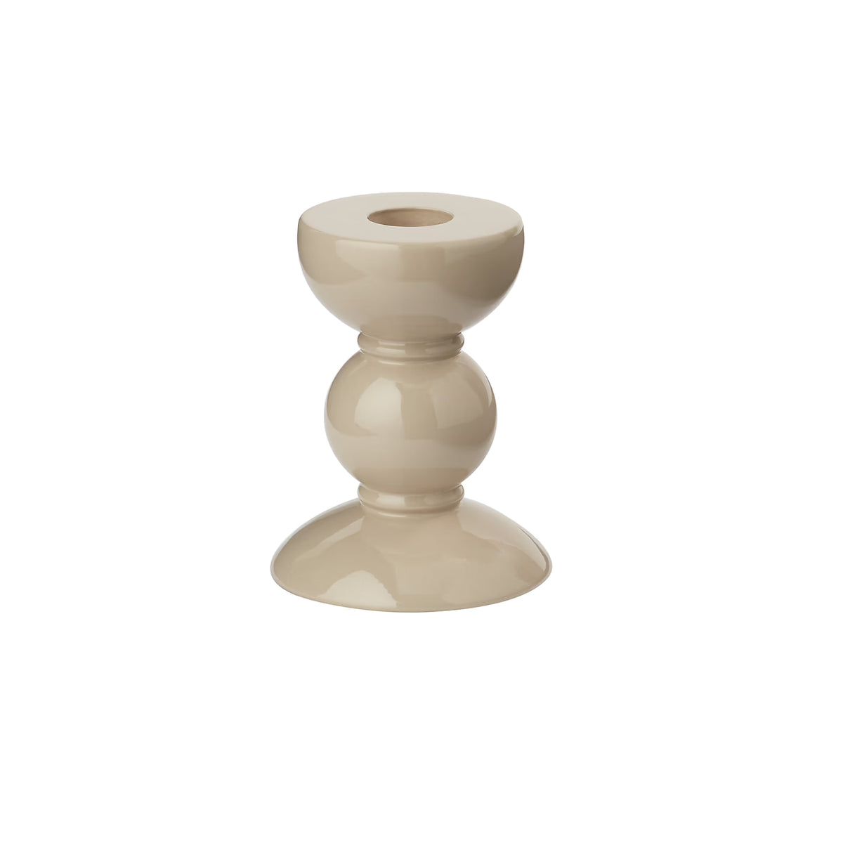 Small Bobbin Candlestick - 10cm