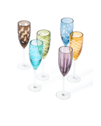 Cuttings Champagne Glasses Set
