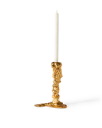 Drip Candle Holder Gold