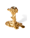 Drip Candle Holder Gold