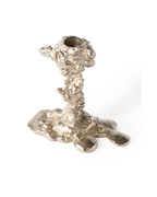 Drip Candle Holder Silver