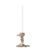 Drip Candle Holder Silver