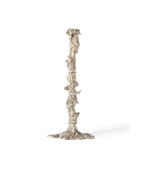 Drip Candle Holder Silver