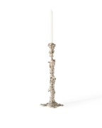 Drip Candle Holder Silver