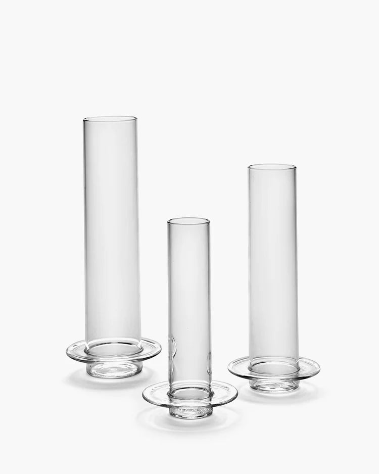 Vase Transparent Glass Towers