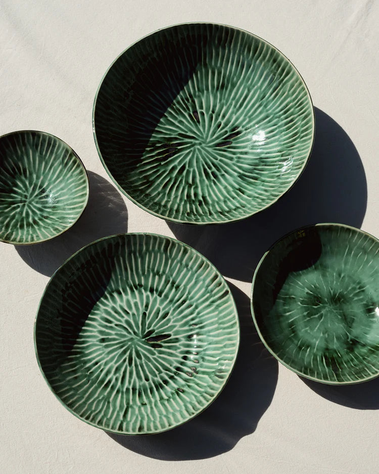 Serving Plate S Green Verde Lanza