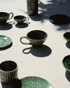 Saucer and Espresso Cup Green Verde