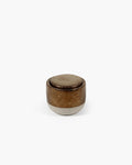 Scented Candle Gold Charred Santal