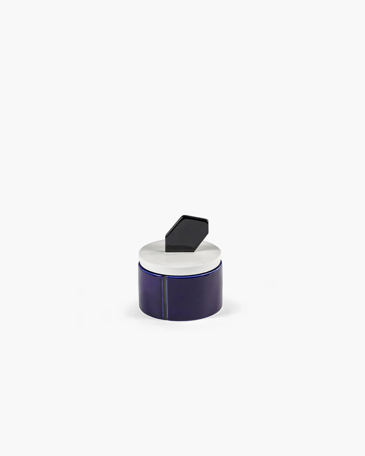 Scented Candle M Blue - Black Candela 01