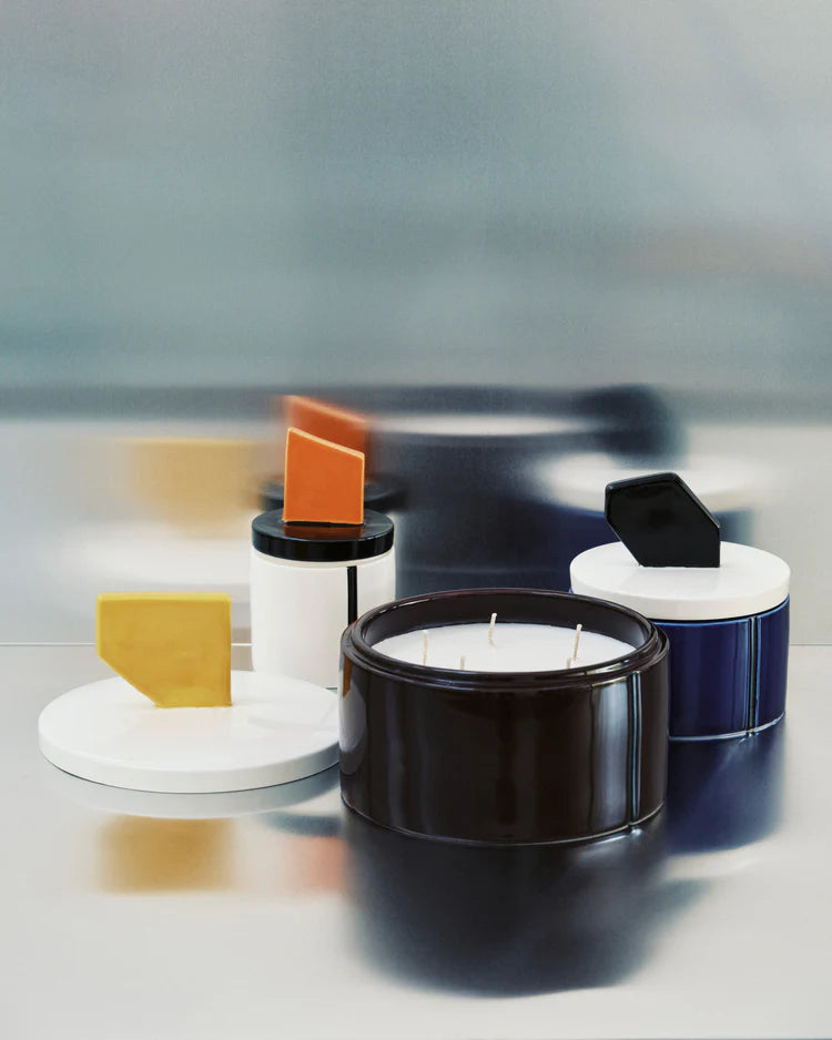 Scented Candle M Blue - Black Candela 01