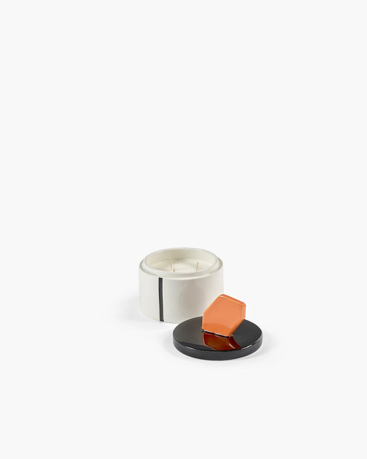 Scented Candle M Black - Orange Candela 02