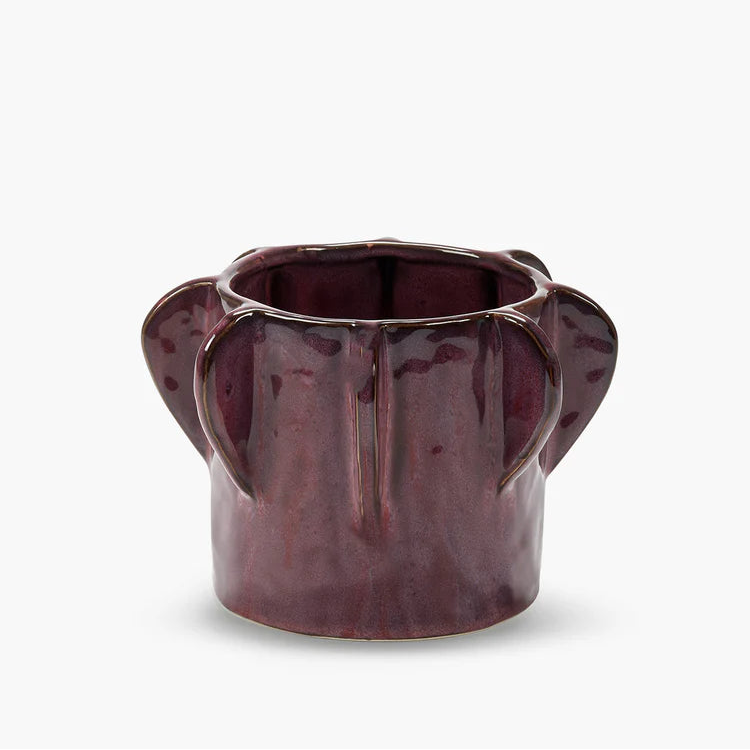 Flower Pot 02 S Aubergine Molly