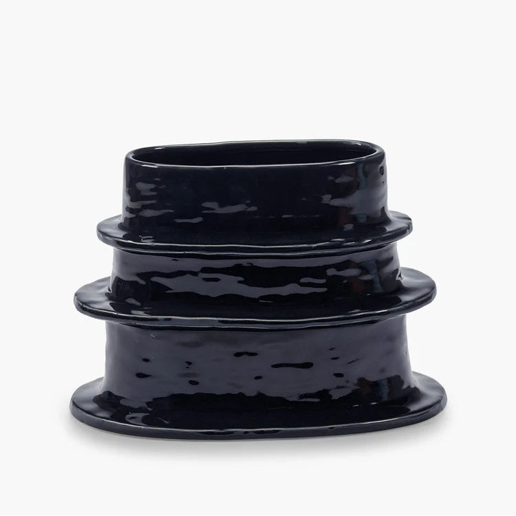 Flower Pot 06 S Dark Blue Molly