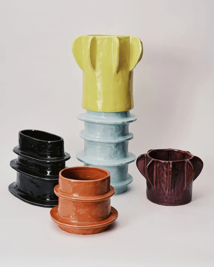 Flower Pot 06 S Dark Blue Molly
