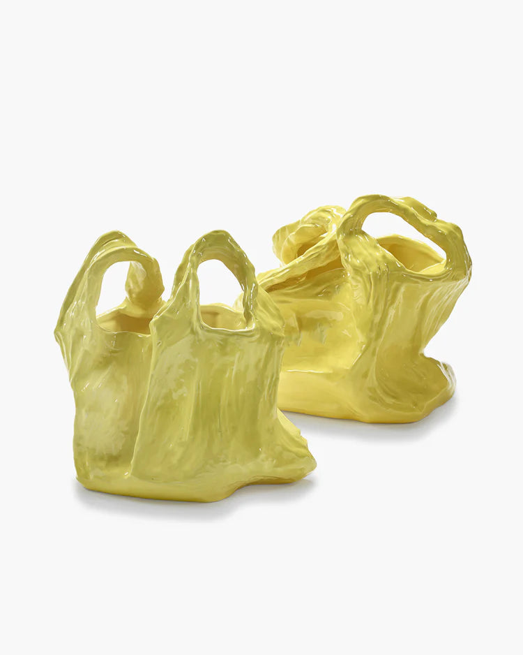 Vase L Yellow Gala