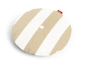Circle Pillow - Stripe Sandy Beige