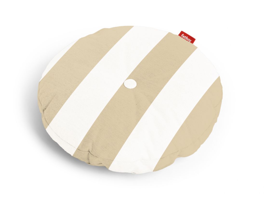 Circle Pillow - Stripe Sandy Beige
