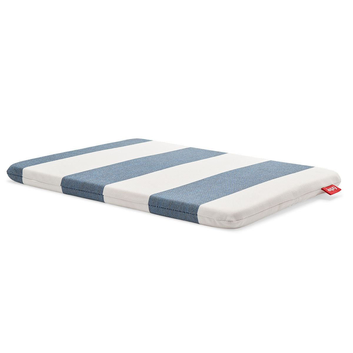 Concrete Seat Pillow - Stripe Ocean Blue