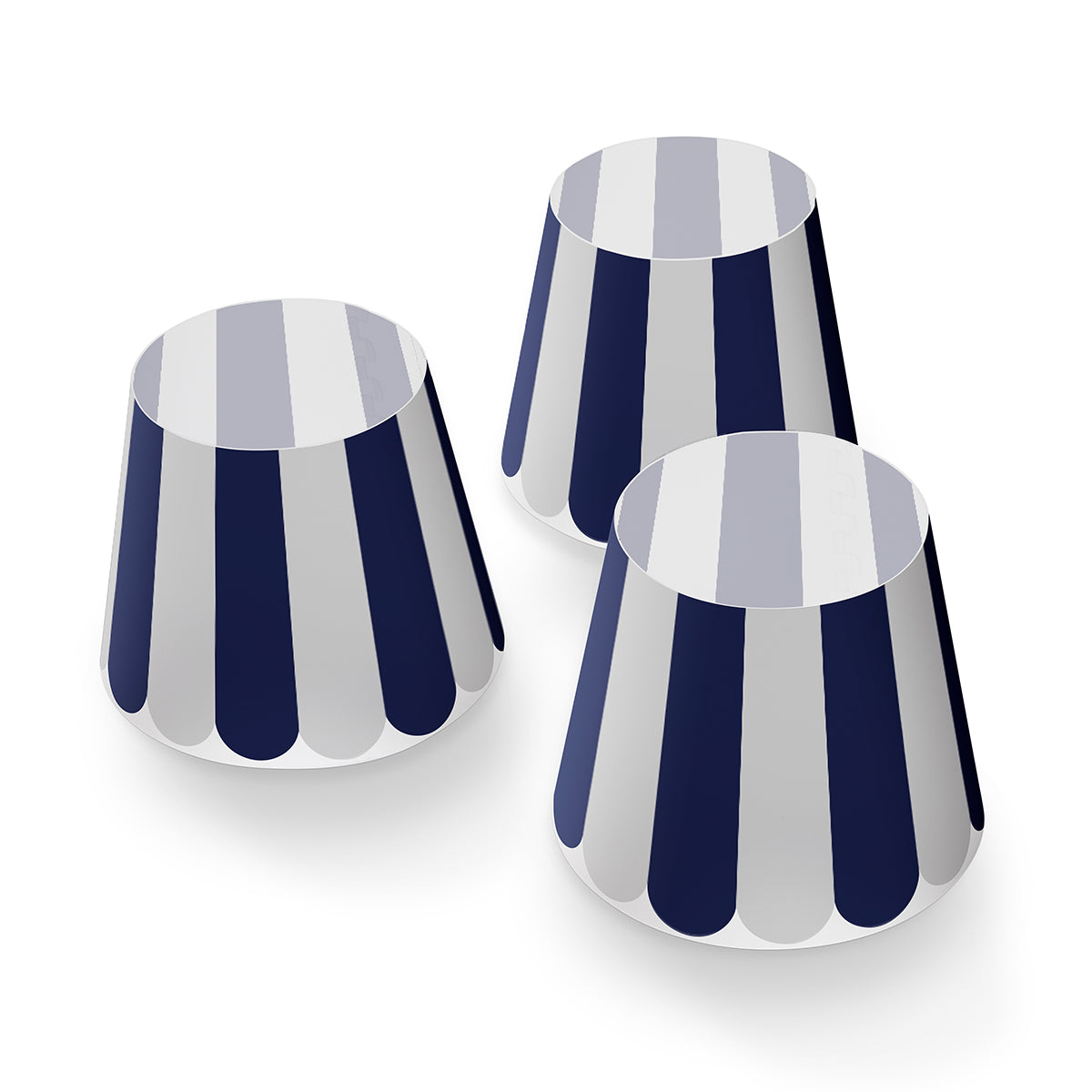 Edison Mini Cappie Set (3pcs) - Blue Shades