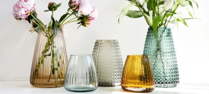 Dim Scale Vase Green
