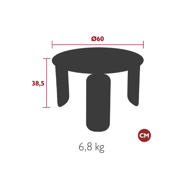 Bebop Table Acapulco Blue