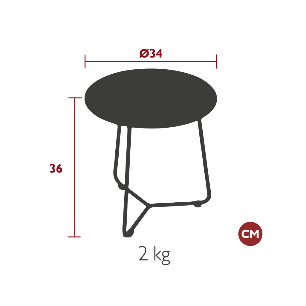Cocotte Side Table Honey