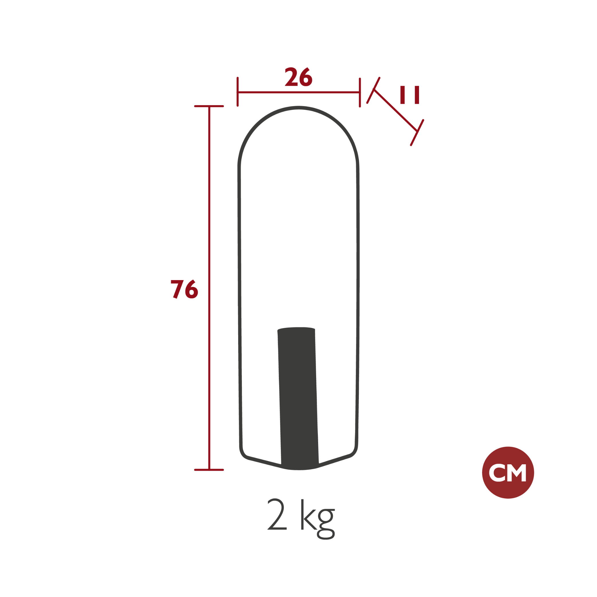 Itac Cylindrical Vase