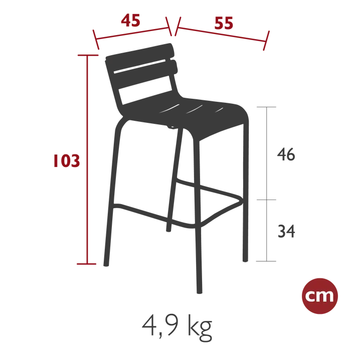 Luxembourg Bar Chair