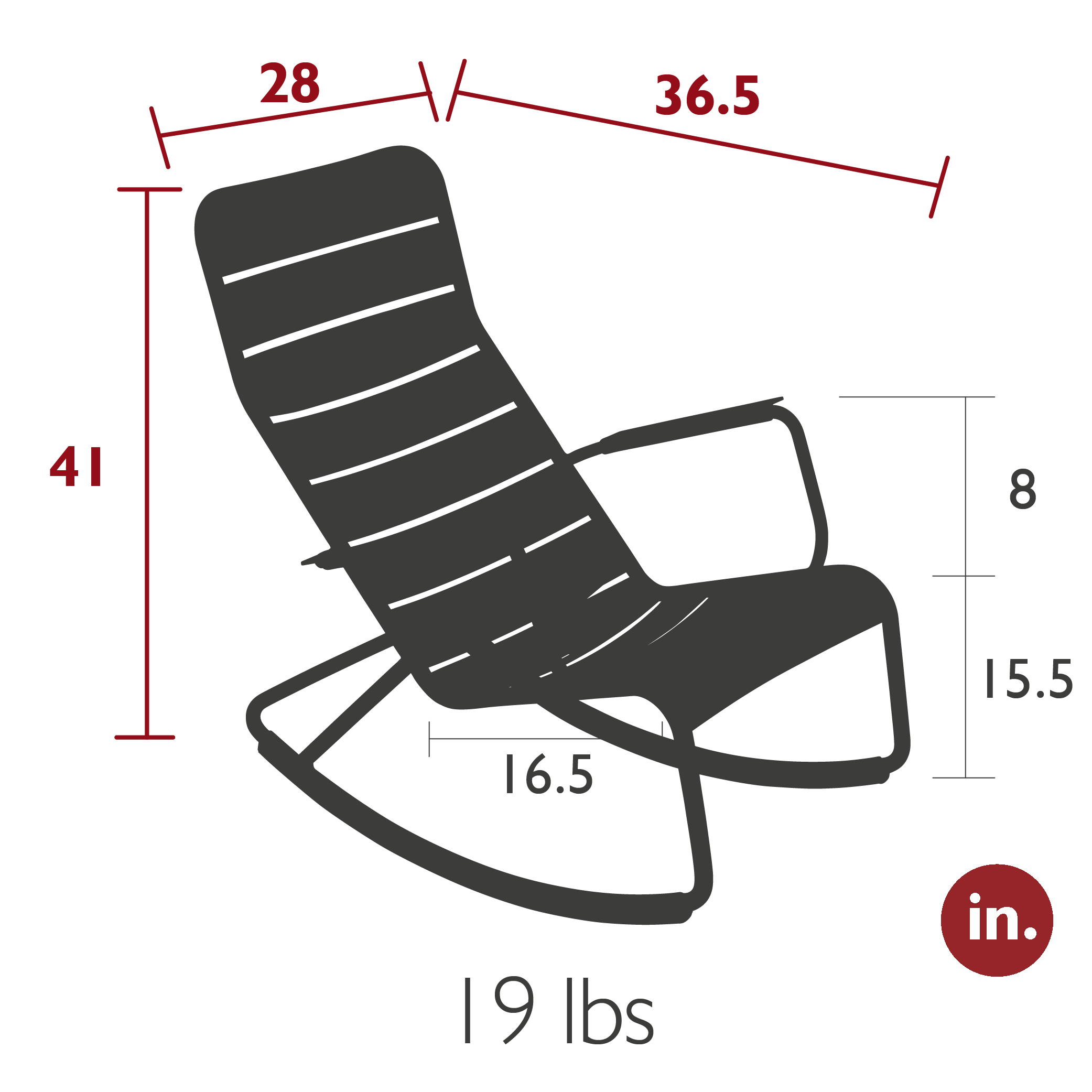 Luxembourg Rocking Chair