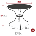 Opera Plus Table Black Cherry