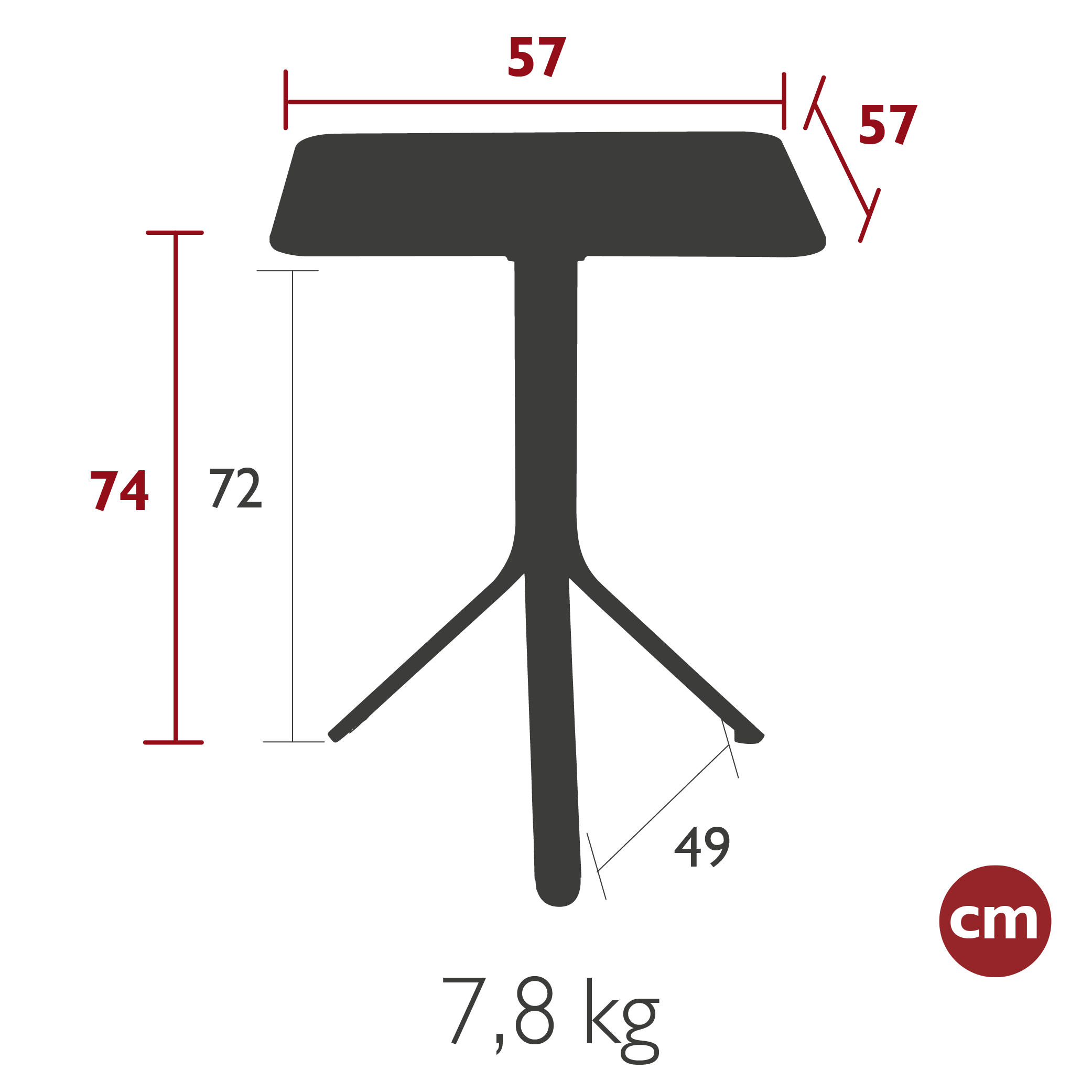 Resto Table Cactus
