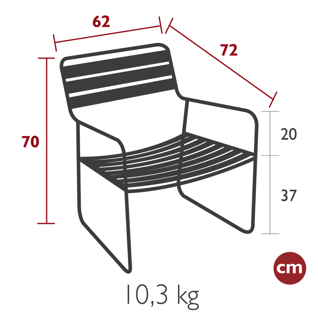Surprising Teak Low Armchair