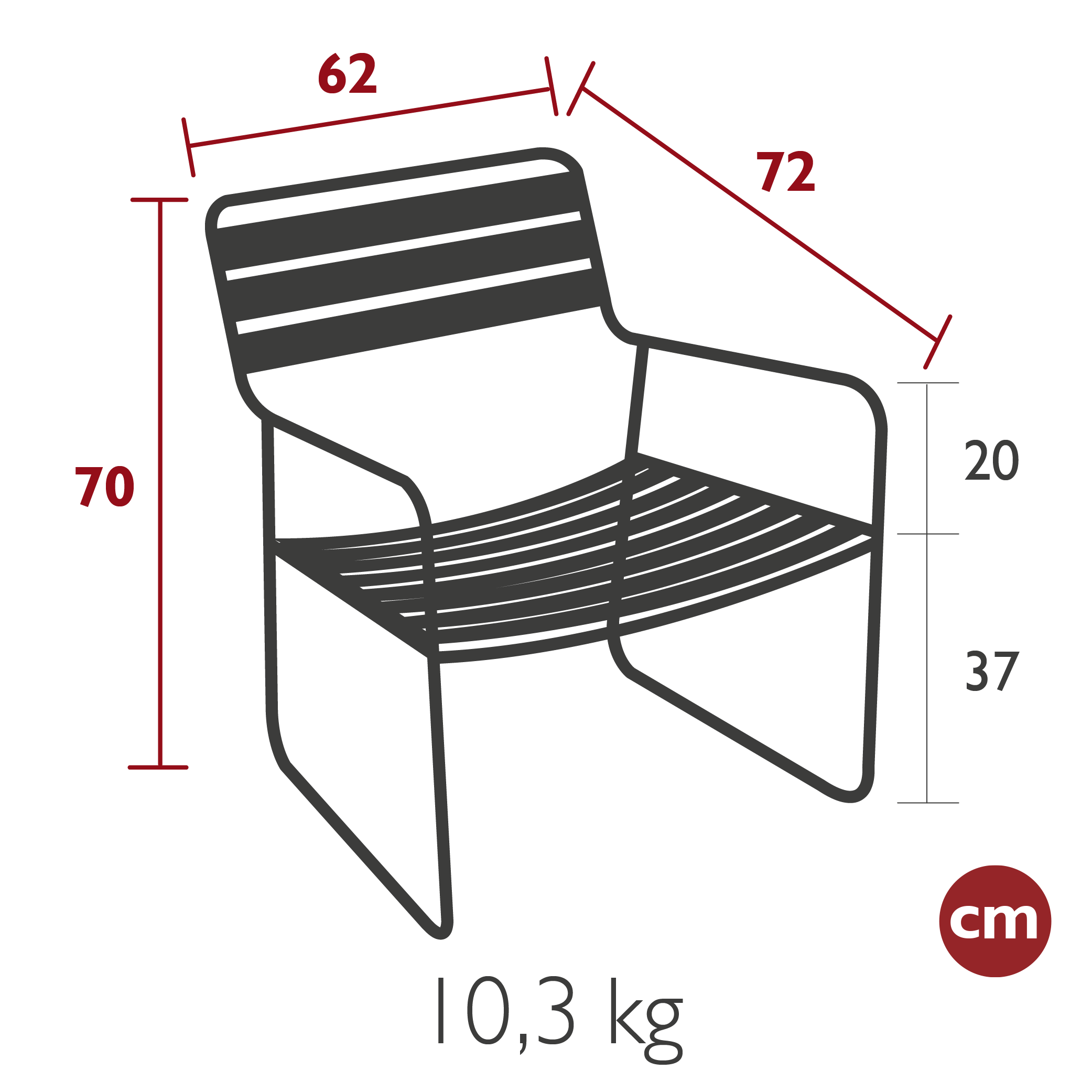 Surprising Teak Low Armchair