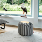 Point Terry Ottoman and footrest