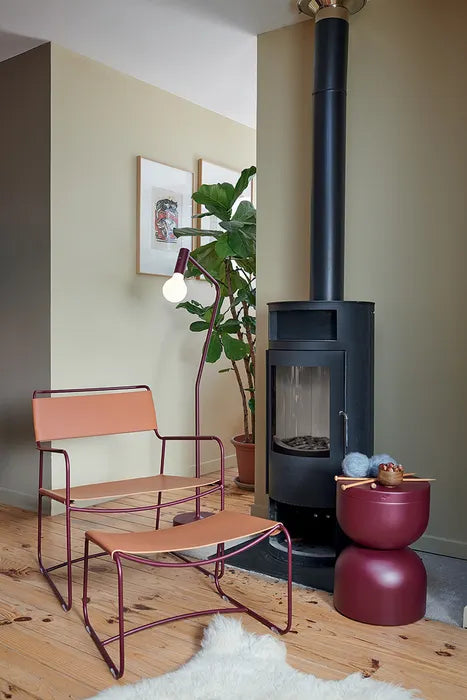 Surprising Leather Low Armchair