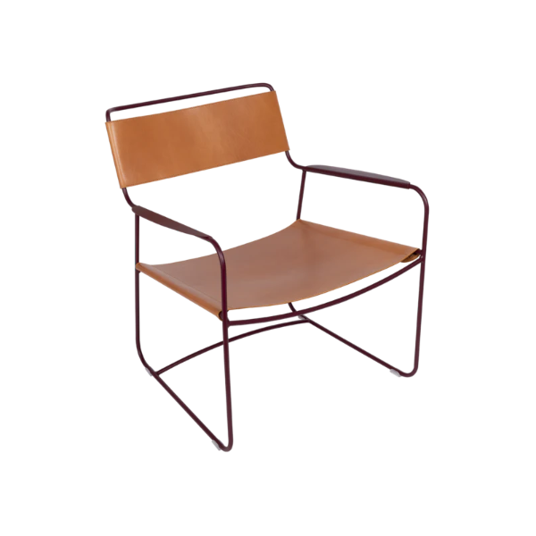 Surprising Leather Low Armchair