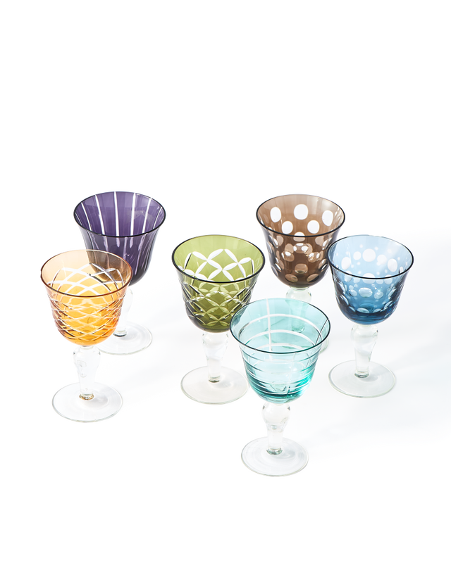 Cuttings Wine Glasses Set