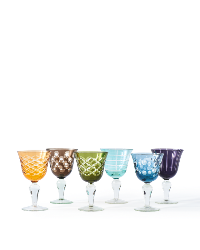 Cuttings Wine Glasses Set