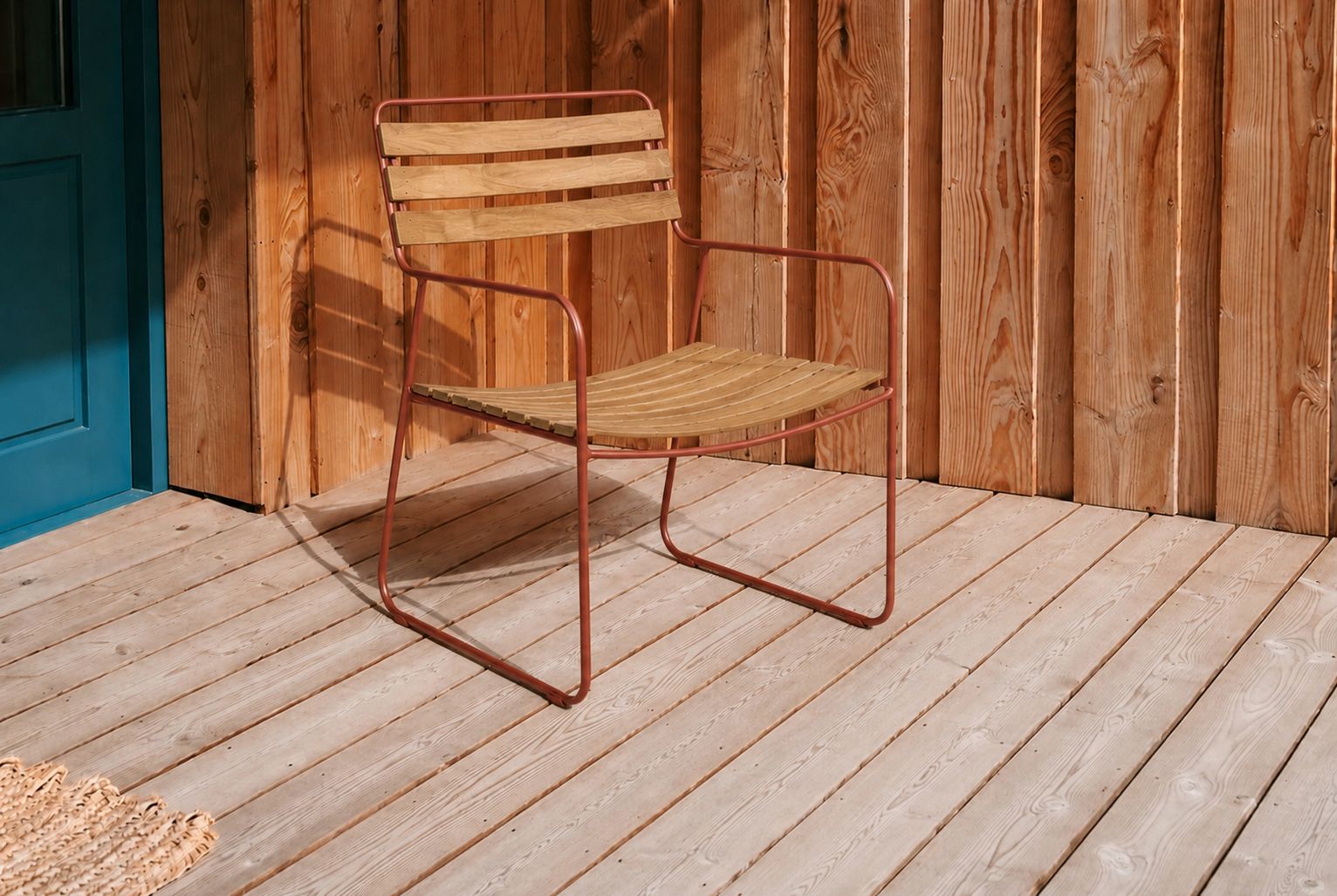 Surprising Teak Low Armchair
